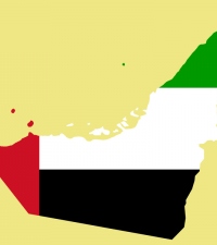 UAE country with flag colors